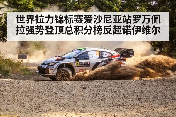 WRC Estonia rally action
